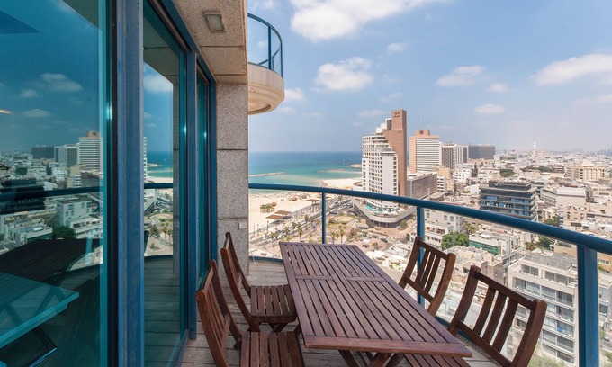 Tel Aviv Promenade Apartamento | Sea View Luxury W Balcony- Hayarkon 78