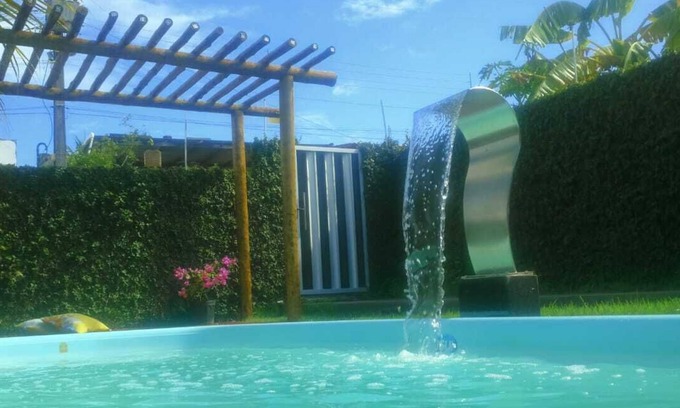 Itaparica Casa | Vista al mar piscina privada condominio cerrado isla de itaparica Bahia 3/4