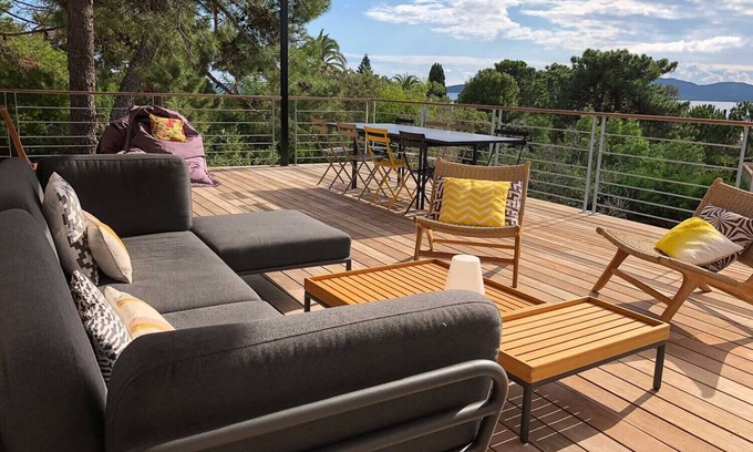 Cala Rossa Villa | Sea view villa 50m from the beach, heated pool in Cala Rossa estate