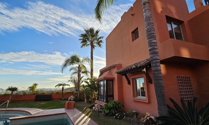Manilva Villa | Villa con vistas al mar 5 pers - marroquí. Estilo - 230 m2 Marbella / Estepona