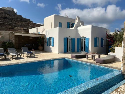 Ornos Villa | Sea View Villa with Private Pool
