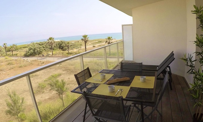 Sainte-Marie-Plage Apartamento | Sea view with large terrace, swimming pool, at the foot of the Pyrenees