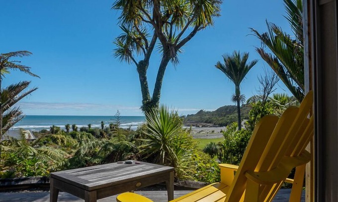 Punakaiki Cabaña | Vistas al mar y puestas de sol