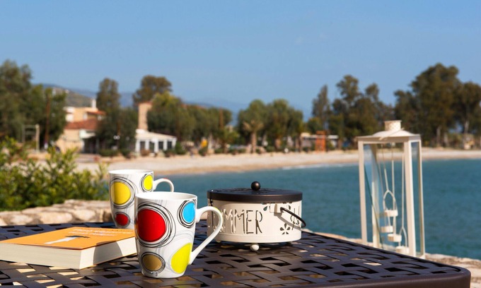 Kiveri Apartamento | Apartamento frente al mar en Kiveri, cerca de Nafplion.