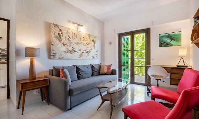 Puerto de Soller Apartamento | Apartamento Frente Al Mar En Port Sóller Con Vistas Al Mar, Wi-Fi Y Aire Acondicionado