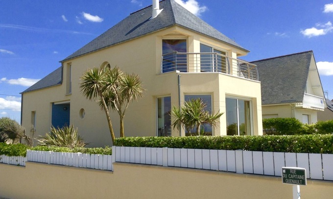 Barneville-Carteret Casa | FRENTE AL MAR,Fantástica vista al mar de 180°,Alto standing,Patio,Jardín privado