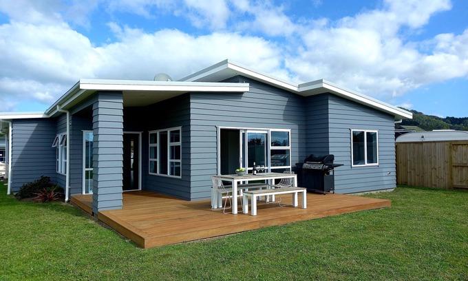 Cooks Beach Cabaña | Marina - Casa de vacaciones en la playa de los cocineros