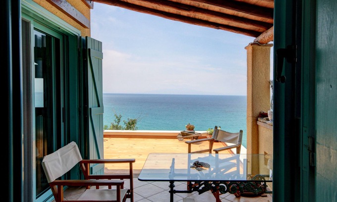 Kassandra Casa | Panorama del paisaje marino en una casa de la playa