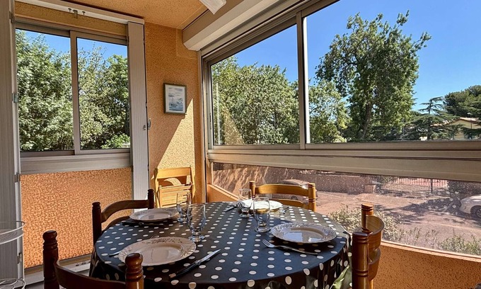 Plage d'Argeles Apartamento | Apartamento 2 piezas en la playa con piscina - Argelès-sur-Mer