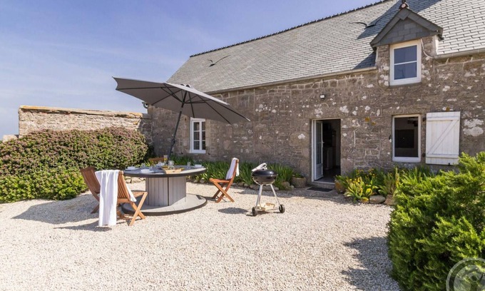 Gatteville-le-Phare Cabaña | Casa junto al mar con acceso a la playa, equipamiento moderno y espacio familiar