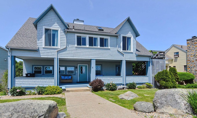 Gloucester Casa | Mar Casa: Good Harbor Beach y la parte posterior de la orilla justo fuera