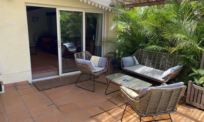 St Gilles-les-Bains Villa | Alquiler por temporada a 200 metros de la laguna y la playa de La Saline les Bains. La Reunión