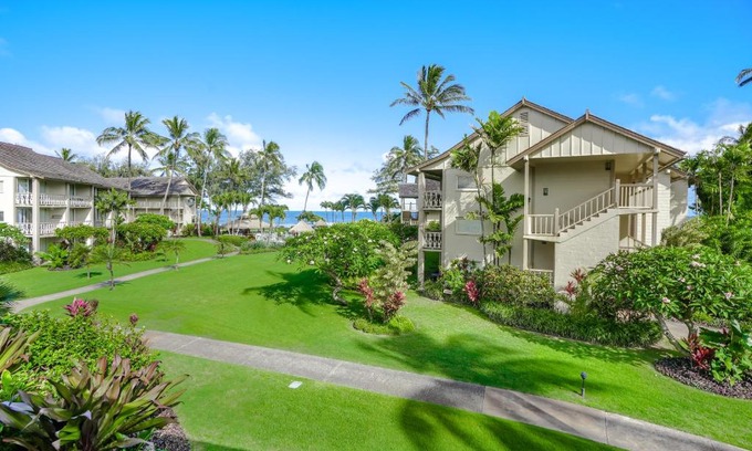 Wailua Apartamento | Seaview at the Islander on the Beach Oceanview Studio 201
