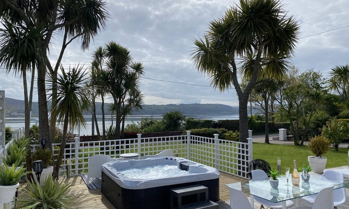 Islandmagee Cabaña | Rural-Moderno-Baño con ducha-Vista al Mar