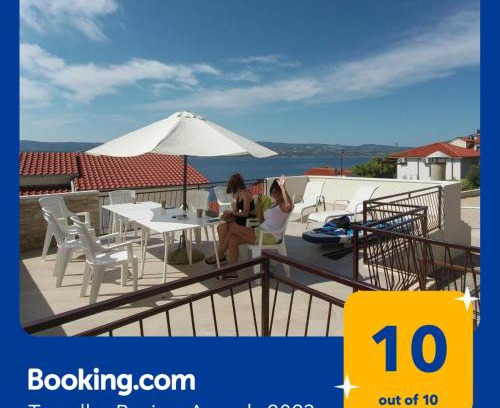 Stanici Apartamento | Seaview Family Apartment with Grand Terrace