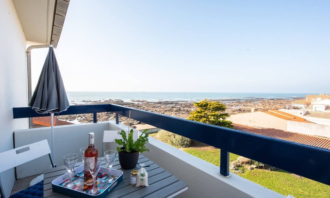 La Chaume Apartamento | ¡Vista al mar! Apartamento para 4