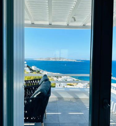 Agios Stefanos Apartamento | Seaview & Jacuzzi summer residence