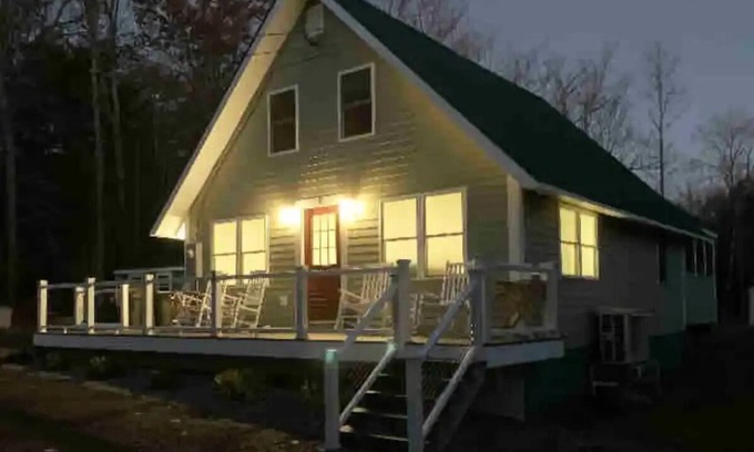 Standish Casa | Sebago Lake, ME Lakeside Hot Tub just renovated