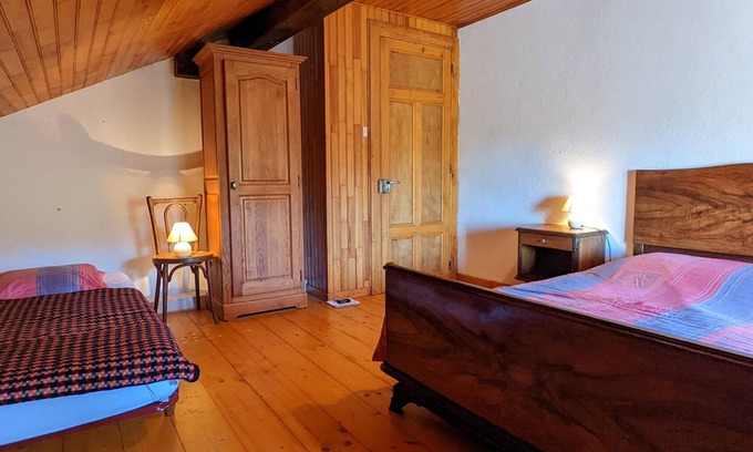 Miellin Cabaña | Casa aislada en los Vosgos con chimenea, senderismo y aparcamiento privado
