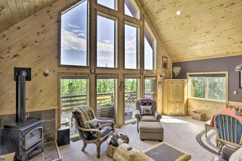 Valley of the Sun Casa | Secluded Fairplay Home with Hot Tub and Mountain Views