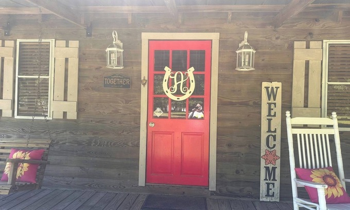 Eutawville Cabina | Secluded Farm Cabin Stay w/Animals + Hot Tub + Private Pool & More!