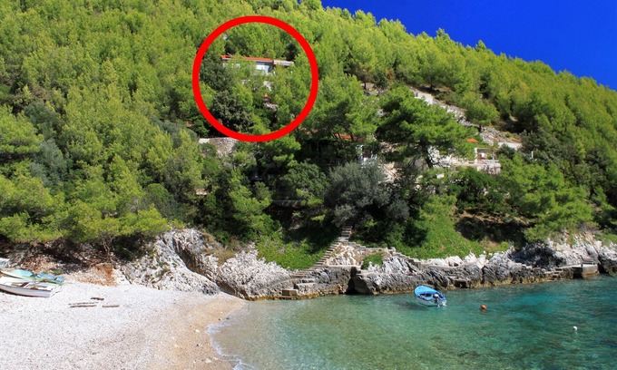 Zrnovo Casa | Casa de pescador para vacaciones junto al mar Bahía Bratinja Luka, Korcula (K-9224)