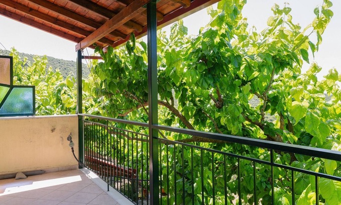 Kalavrouza Casa | Casa de vacaciones aislada en Kalavrouza con vistas a la montaña, barbacoa