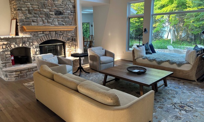 Baileys Harbor Villa | Secluded home on Lake Michigan. Perfect for families and groups. Pet friendly.