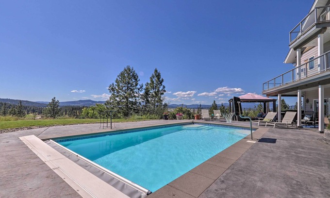 Post Falls Casa | Secluded Home w/ Pool ~ 14 Mi to Coeur d'Alene!