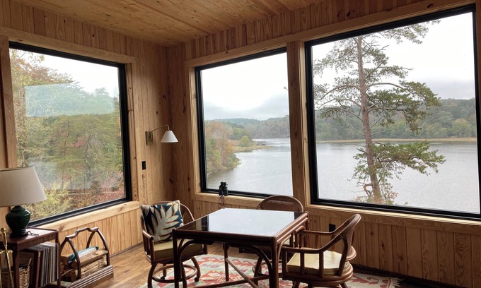 Samantha Cabina | Secluded Lake Tuscaloosa Retreat - Family Cabin with Amazing Views!