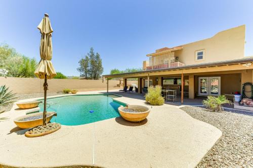 East Mesa Casa | Secluded Mesa Home with Pool, Outdoor Kitchen and Bar!