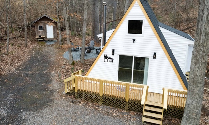 Mount Jackson Apartamento | Secluded Modern A-frame in Shenandoah Valley