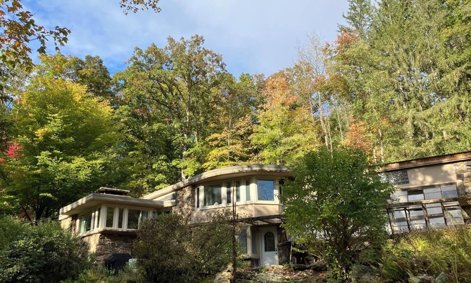Emporium Casa | Secluded, organic modern 3-bedroom home in wooded setting.