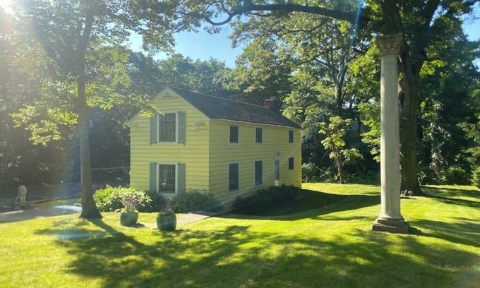 Laurel Hollow Cabaña | Secluded, private woodland cottage with two bedrooms and stone patio for summer!