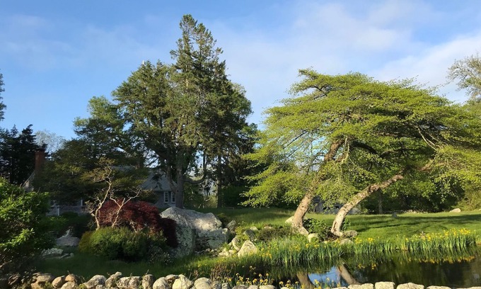 West Tisbury Casa | Retiro aislado en Seven Gates Farm en 7 acres, playa privada, tenis, estanque