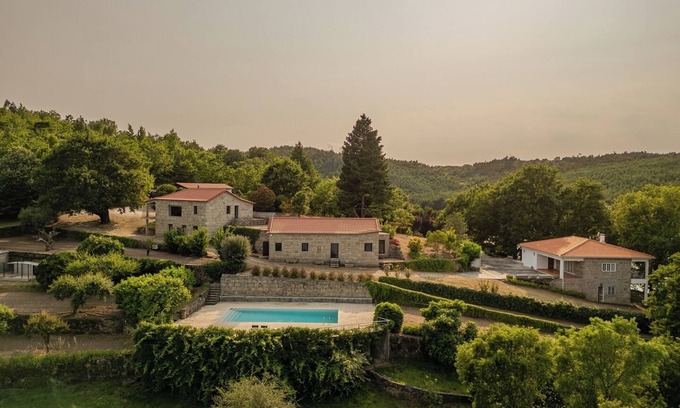 Santa Comba Dao Casa | Secluded River-View Estate, Pool and BBQ by HostWise