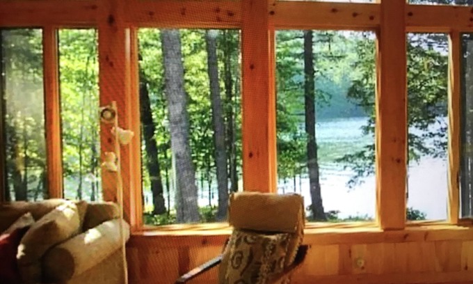 Porter Casa | Aislada Waterfront Lake Cottage en Porter Maine