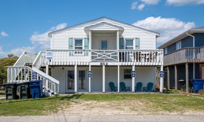 Topsail Beach Condominio | Sonido y mar - Nivel inferior
