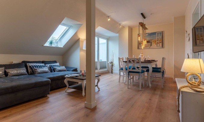 St. Peter-Ording Apartamento | Seeblick 15 - Apartment house Deichbude am Strand - 1a location to the main beach