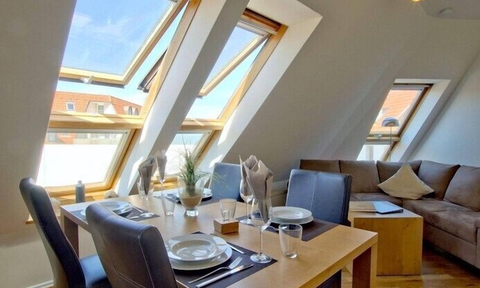 Wangerooge Apartamento | Flor de mar - Apartamento con isla alrededor de la vista
