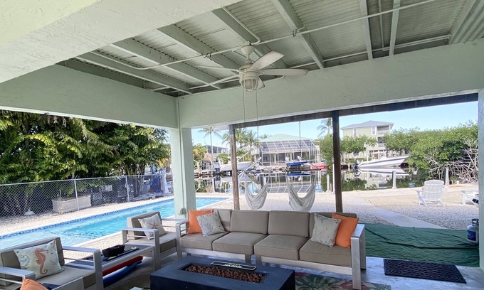 Twin Lakes Casa | Sel de Mer - Key Largo 3/3 waterfront home with heated pool & dockage