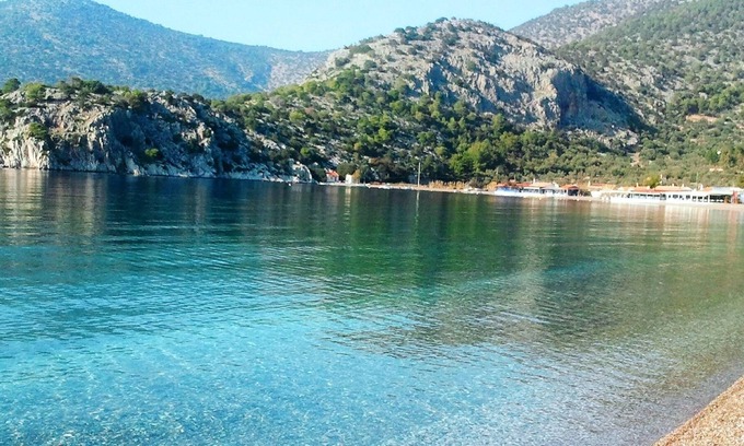 Psatha Villa | Frente a la playa Estudios en una única virgen Bay Drive 1h Desde Atenas (Psatha - Ática)
