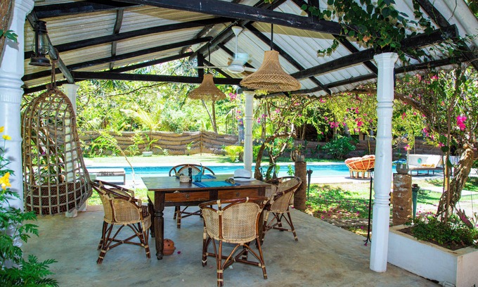 Morakatiyara Casa | De vacaciones, utilice el menú de bungalow de 3 dormitorios Tangalle solicitud de Sri Lanka