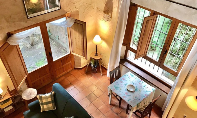 Sotosalbos Cabaña | SALTUS ALVUS-CASITA DEL JARDIN casita con encanto 2p Sotosalbos 10’ de Segovia