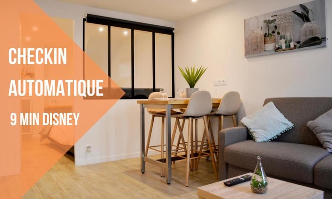 Villeneuve-le-Comte Apartamento | Self Checkin Automatique - 9 min Disney - LE ZEN - COSYRENTING