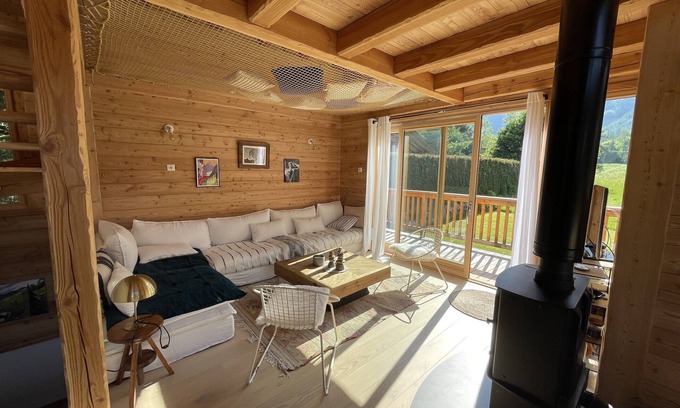 Les Praz-de-Chamonix Chalet De Esquí | Semi Detached Chalet For 8 With Balcony & Garden