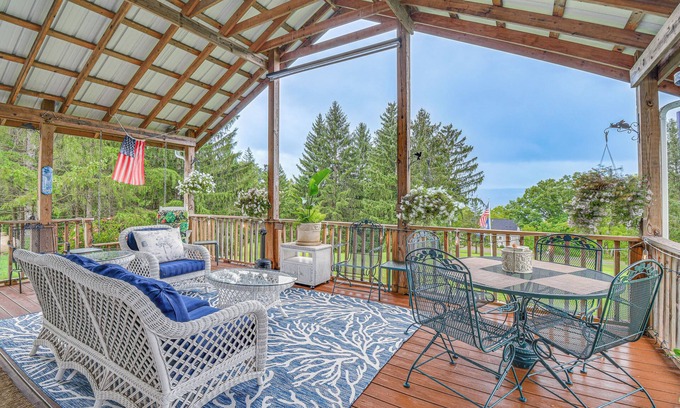 Burdett Casa | Seneca Lake Retreat w/ Deck - Walk to Wineries!