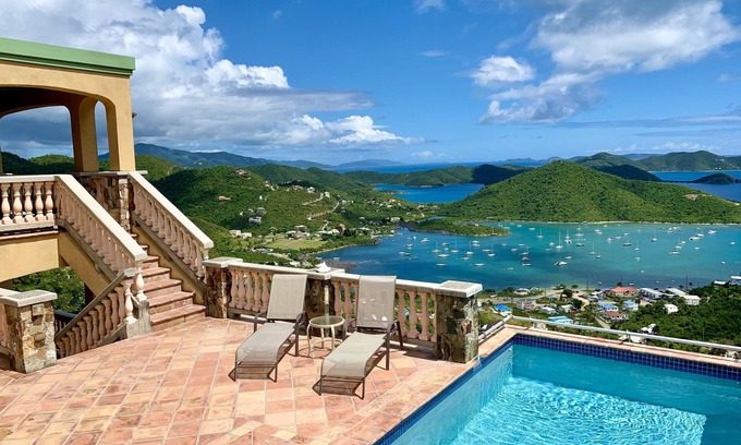 Lower Carolina Villa | Vistas sensacionales de Coral Bay y las Islas Vírgenes Británicas