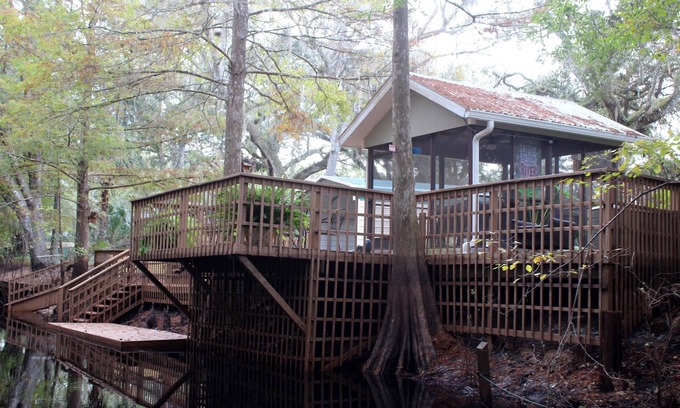 Dunnellon Casa | paseo en kayak gratis bicicletas de canoa. Senderismo tubos de compras restaurantes cerca.