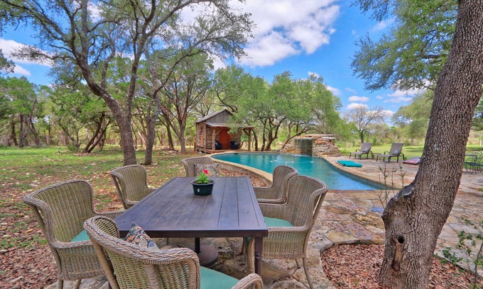 Wimberley Casa | Serendipity Farmhouse - Rustic Charm with Swimming Pool Access